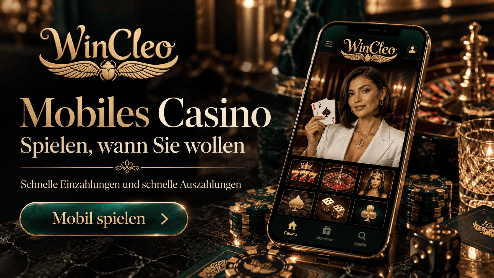 WinCleo Online Casino Mobiles Casino
